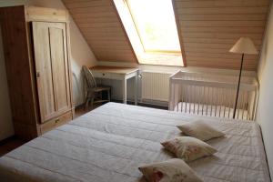 Postel nebo postele na pokoji v ubytování Skibstedgaard