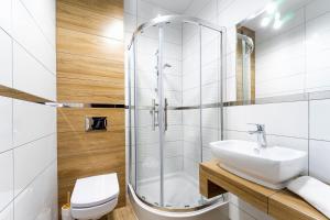 Koupelna v ubytování Apartament Perła Pienin