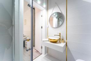 Koupelna v ubytování Apartament Perła Pienin