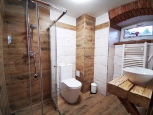 Kylpyhuone majoituspaikassa Penzion U Lípy