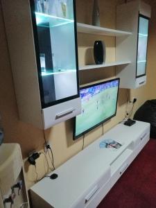 TV a/nebo společenská místnost v ubytování Nik-rom