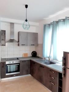 Kuchyň nebo kuchyňský kout v ubytování Apartman Šime