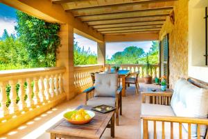 Balkon lub taras w obiekcie Finca SON PERIS by Mallorca Villa Selection