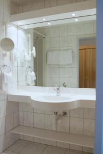 Koupelna v ubytování Saaserhof Apartments