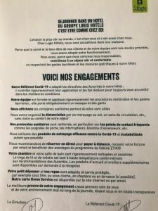 pismo odrzucające umowę głosową w obiekcie Logis Hôtel Le Manoir & Lounge w Apt