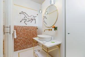 Koupelna v ubytování Apartamenty Bracka 6