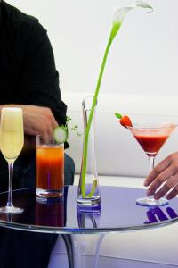 Nápoje v ubytování Absoluto Design Hotel