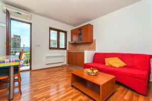 Posezení v ubytování Apartments Ricina