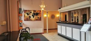 The lobby or reception area at Sundsvall City Hotel