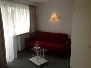 Posezení v ubytování Hotel-Garni Fels