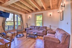 Luxe Timber Frame Cabin with South Holston Lake View