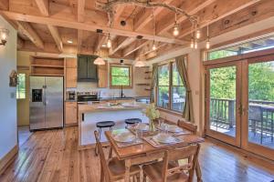 Luxe Timber Frame Cabin with South Holston Lake View