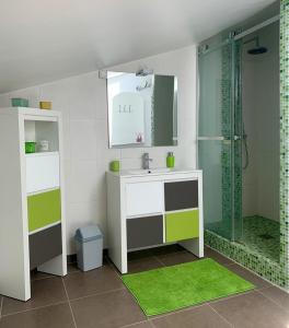 Ванная комната в Le Jacaranda