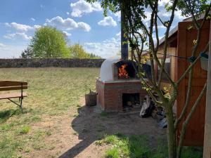 Sprzęt do grillowania w willi