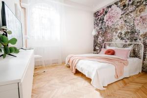 Postel nebo postele na pokoji v ubytování Great Chill Boutique Apartments #11 by Goodnite cz