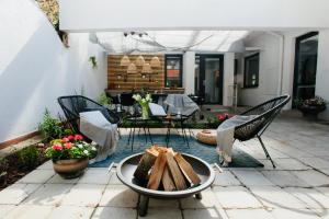 Posezení v ubytování Great Chill Boutique Apartments #11 by Goodnite cz