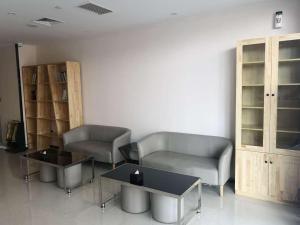 Istumisnurk majutusasutuses 7Days Premium Beijing Langxinzhuang Subway Station Branch