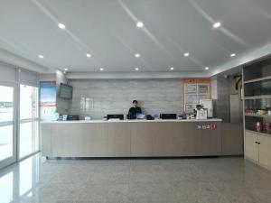 Zona de hol sau recepție la 7Days Premium Yinchuan High Speed Railway Station Train Station Branch
