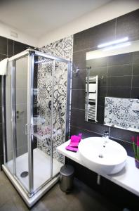 Koupelna v ubytování Hotel Magenta