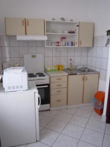 Η κουζίνα ή μικρή κουζίνα στο Apartmani Lukačić