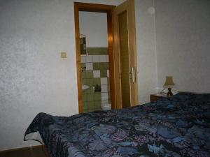 Postel nebo postele na pokoji v ubytování Ferienhaus Krähmer