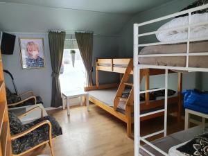 Postel nebo postele na pokoji v ubytování Mora Life, Åmåsängsgården