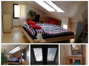 Postel nebo postele na pokoji v ubytování Apartment Fon