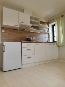 Köök või kööginurk majutusasutuses Apartmány Slunce