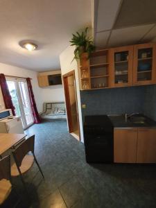 Kuchyň nebo kuchyňský kout v ubytování Villa Brasina