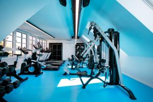Fitness centrum a/nebo fitness zařízení v ubytování Hotel Spitzerberg by b-smart