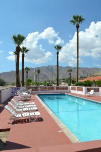 The swimming pool at or close to El Rancho Dolores at JT National Park