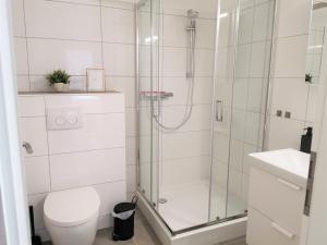 Koupelna v ubytování Pool - Sauna - 150m Skilift - Bikepark - Zentrum - Loft Lorenz