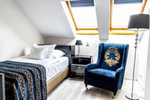 Rúm í herbergi á Hotel Julian