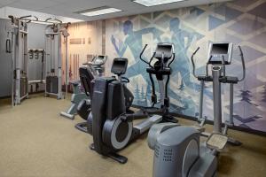 Fitness centrum a/nebo fitness zařízení v ubytování Hyatt House Parsippany Whippany