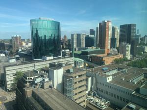 Nespecifikovaný výhled na destinaci Rotterdam nebo výhled na město při pohledu z hotelu