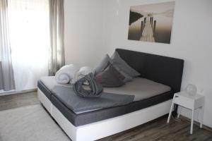Postel nebo postele na pokoji v ubytování Ferienwohnung Misita