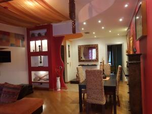 Χώρος καθιστικού στο Casa Etnica