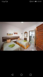 Krevet ili kreveti u jedinici u objektu Casa rural el Burro para grupos