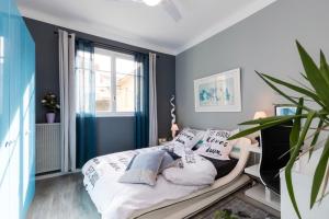 Beau 3 pieces, 7 pers, 2 terrasses, centre, calme, securite