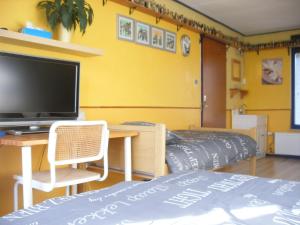 TV a/nebo společenská místnost v ubytování B&B-Edam