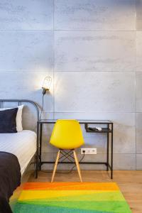 Posteľ alebo postele v izbe v ubytovaní Odra View Apartments