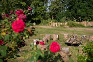 Zahrada ubytování Les gîtes du Moulin castral