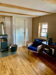 Posezení v ubytování Ferienappartement Enzianshaus