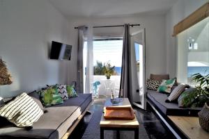 Posezení v ubytování Aloe Mare Suites