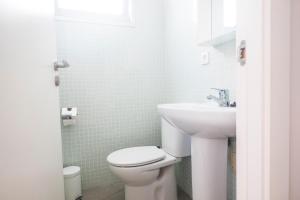 Koupelna v ubytování Viviendamedano