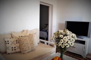 TV a/nebo společenská místnost v ubytování Siamoformentera Villa Antonella + 31 fotografií