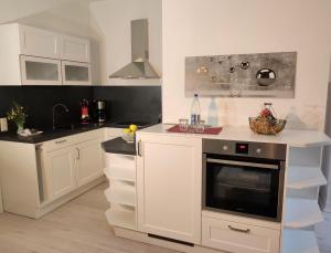 Köök või kööginurk majutusasutuses Ferienwohnung Bastei