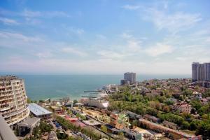 En generel havudsigt eller havudsigten taget fra lejligheden