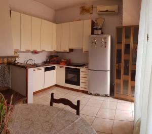 A cozinha ou cozinha compacta de Villa vacanze Monopoli