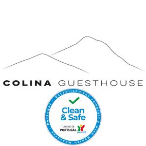 a logo for a green and safe store at Colina Guesthouse - Braga in Braga